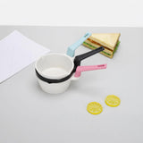 Maxbell Butter Warmer Pot with Handle Mini Oil Warmer Pot for Restaurant Frying Home Pink