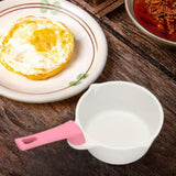 Maxbell Butter Warmer Pot with Handle Mini Oil Warmer Pot for Restaurant Frying Home Pink