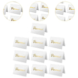 Maxbell 10Pcs Reserved Seating Card Placeholders for Gatherings Birthday Anniversary White