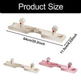 Maxbell Bathroom Shelf No Drill Elegant Bathroom Organizer for Apartment Toilet Dorm White
