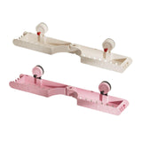 Maxbell Bathroom Shelf No Drill Elegant Bathroom Organizer for Apartment Toilet Dorm White