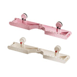 Maxbell Bathroom Shelf No Drill Elegant Bathroom Organizer for Apartment Toilet Dorm White