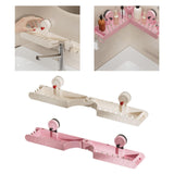 Maxbell Bathroom Shelf No Drill Elegant Bathroom Organizer for Apartment Toilet Dorm White