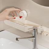 Maxbell Bathroom Shelf No Drill Elegant Bathroom Organizer for Apartment Toilet Dorm White