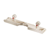 Maxbell Bathroom Shelf No Drill Elegant Bathroom Organizer for Apartment Toilet Dorm White