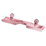 Maxbell Bathroom Shelf No Drill Elegant Bathroom Organizer for Apartment Toilet Dorm Pink