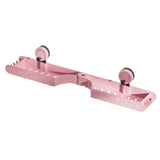 Maxbell Bathroom Shelf No Drill Elegant Bathroom Organizer for Apartment Toilet Dorm Pink