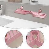 Maxbell Bathroom Shelf No Drill Elegant Bathroom Organizer for Apartment Toilet Dorm Pink