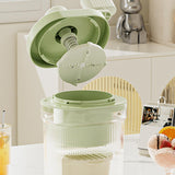 Maxbell Manual Ice Crusher Household Portable Rotary Ice Shaver for Party Bar Picnic with 2 Bowl