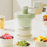 Maxbell Manual Ice Crusher Household Portable Rotary Ice Shaver for Party Bar Picnic with 3 Bowl