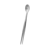 Maxbell 2in1 Spoon Tweezer Portable Dining Utensil for Celebrations Parties Catering Silver