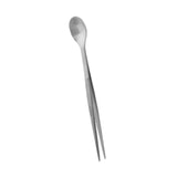 Maxbell 2in1 Spoon Tweezer Portable Dining Utensil for Celebrations Parties Catering Silver