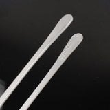 Maxbell 2in1 Spoon Tweezer Portable Dining Utensil for Celebrations Parties Catering Silver