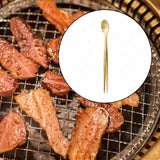 Maxbell 2in1 Spoon Tweezer Portable Dining Utensil for Celebrations Parties Catering Yellow