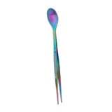 Maxbell 2in1 Spoon Tweezer Portable Dining Utensil for Celebrations Parties Catering Multicolor
