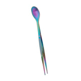 Maxbell 2in1 Spoon Tweezer Portable Dining Utensil for Celebrations Parties Catering Multicolor