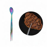 Maxbell 2in1 Spoon Tweezer Portable Dining Utensil for Celebrations Parties Catering Multicolor