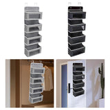 Maxbell over The Door Organizer Convenient Hanging Shelves for Nursery Bathroom Dorm Gray
