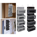 Maxbell over The Door Organizer Convenient Hanging Shelves for Nursery Bathroom Dorm Gray
