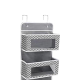 Maxbell over The Door Organizer Convenient Hanging Shelves for Nursery Bathroom Dorm Gray