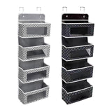 Maxbell over The Door Organizer Convenient Hanging Shelves for Nursery Bathroom Dorm Gray