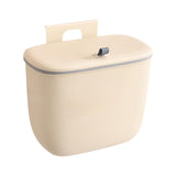Maxbell Compost Bin Wall Mounted Garbage Can Wall Mounted for Under Sink Bathroom RV 8L