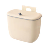 Maxbell Compost Bin Wall Mounted Garbage Can Wall Mounted for Under Sink Bathroom RV 8L