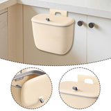 Maxbell Compost Bin Wall Mounted Garbage Can Wall Mounted for Under Sink Bathroom RV 8L
