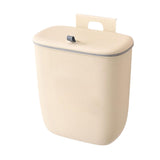 Maxbell Compost Bin Wall Mounted Garbage Can Wall Mounted for Under Sink Bathroom RV 12L