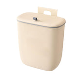 Maxbell Compost Bin Wall Mounted Garbage Can Wall Mounted for Under Sink Bathroom RV 12L