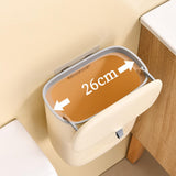 Maxbell Compost Bin Wall Mounted Garbage Can Wall Mounted for Under Sink Bathroom RV 12L