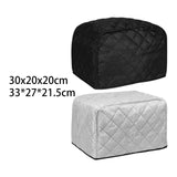 Maxbell Toaster Cover 2 Slice Protector Minimalist Dustproof Kitchen Appliance Cover Black S