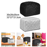 Maxbell Toaster Cover 2 Slice Protector Minimalist Dustproof Kitchen Appliance Cover Black S
