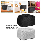 Maxbell Toaster Cover 2 Slice Protector Minimalist Dustproof Kitchen Appliance Cover Black S