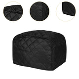 Maxbell Toaster Cover 2 Slice Protector Minimalist Dustproof Kitchen Appliance Cover Black S