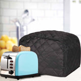 Maxbell Toaster Cover 2 Slice Protector Minimalist Dustproof Kitchen Appliance Cover Black S