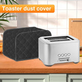 Maxbell Toaster Cover 2 Slice Protector Minimalist Dustproof Kitchen Appliance Cover Black S