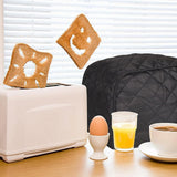 Maxbell Toaster Cover 2 Slice Protector Minimalist Dustproof Kitchen Appliance Cover Black L