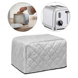 Maxbell Toaster Cover 2 Slice Protector Minimalist Dustproof Kitchen Appliance Cover Gray S