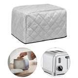 Maxbell Toaster Cover 2 Slice Protector Minimalist Dustproof Kitchen Appliance Cover Gray S