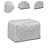 Maxbell Toaster Cover 2 Slice Protector Minimalist Dustproof Kitchen Appliance Cover Gray L