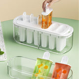 Maxbell Popsicle Maker Detachable Yogurt Smoothies Sticks for Shop Cake Shop Kitchen white