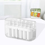 Maxbell Popsicle Maker Detachable Yogurt Smoothies Sticks for Shop Cake Shop Kitchen white