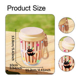 Maxbell Fruit Salad Storage Cup with Colander Food Container for Office Work Camping Pink