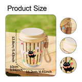 Maxbell Fruit Salad Storage Cup with Colander Food Container for Office Work Camping Yellow