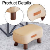 Maxbell Small Foot Stool Ottoman Stable Stylish Foot Rest for Bedroom