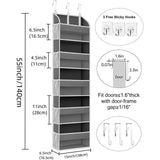 Maxbell over The Door Organizer Storage with 5 Large Pockets for Toys Kids Toys Dorm