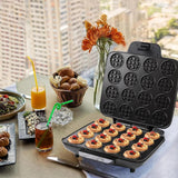 Maxbell Breakfast Maker Machine Compact Waffle Machine for Panini Household Omelette