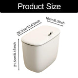 Maxbell Hanging Trash Can Mountable Under Sink Dust Bin for Bedroom Office Household White Small