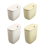 Maxbell Hanging Trash Can Mountable Under Sink Dust Bin for Bedroom Office Household White Small